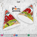 Customized Cone shape caps in Farm animals theme birthday party
