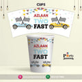 Customized Paper cups in Two Fast theme