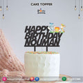 Wild One theme cake topper customized on wood
