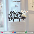 Wild One theme birthday Cake topper on wood 