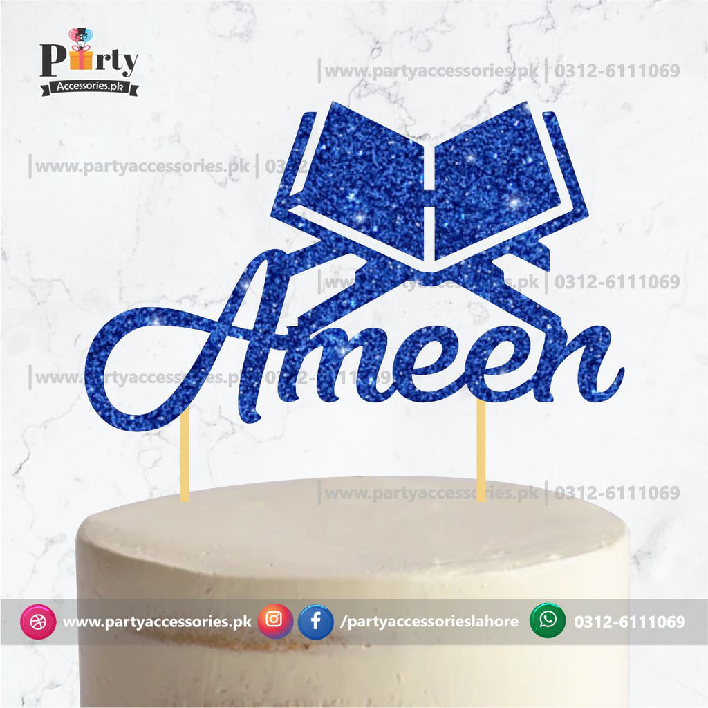Ameen Cake topper in glitter