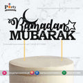 Ramadan Mubarak glitter Cake topper