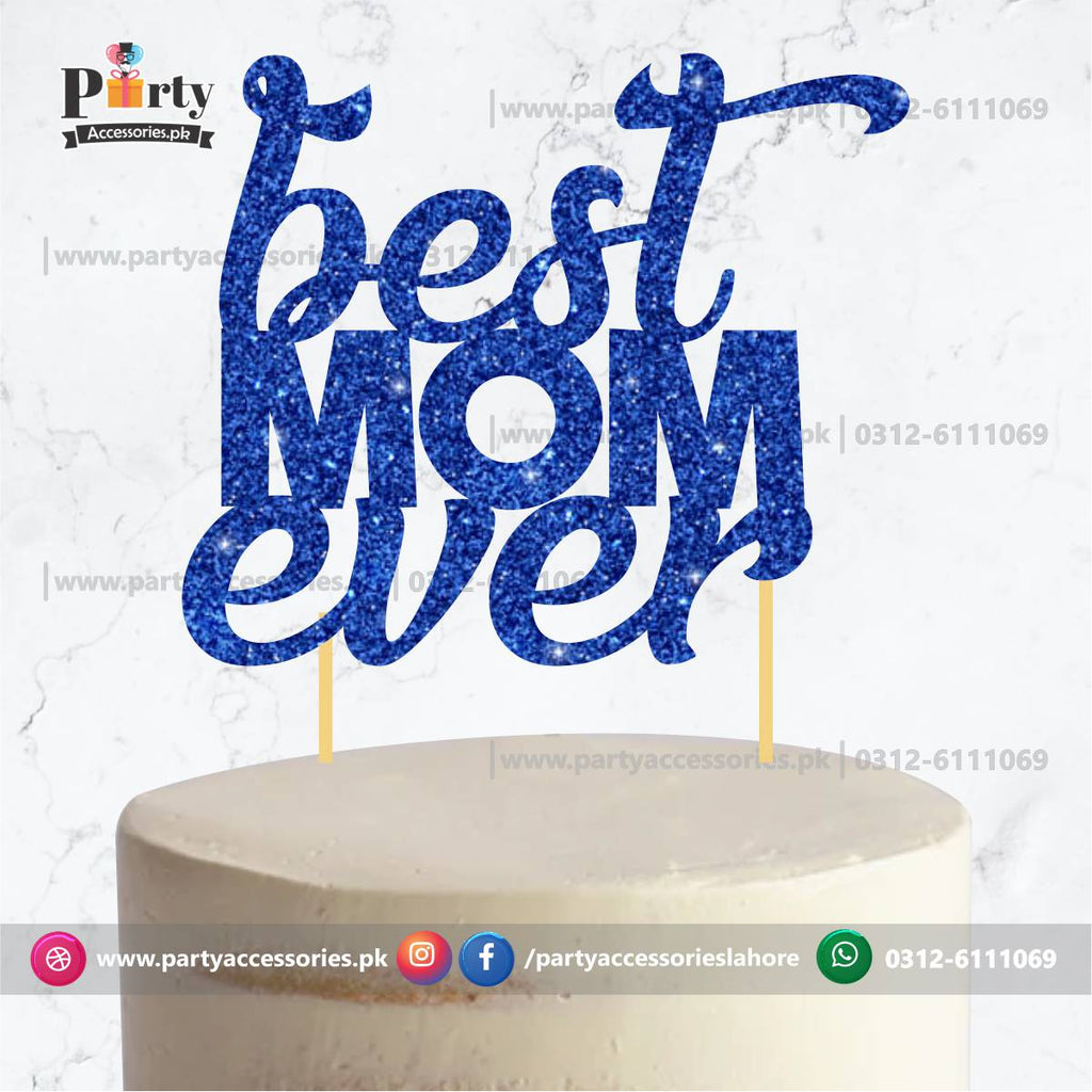 Happy Mother's Day Cake Decoration, Mom Letter Cake Decoration, Gold S –  Giga Gud