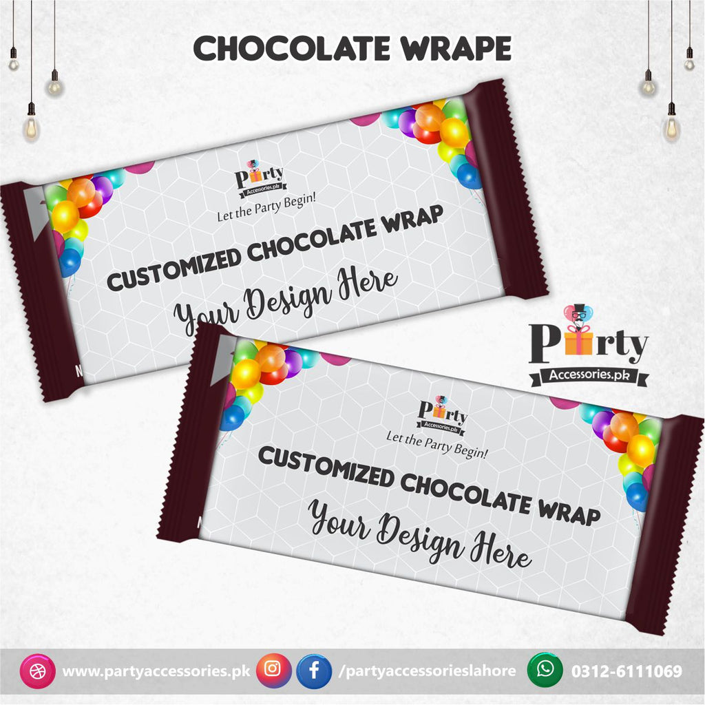 Customized Chocolate wraps