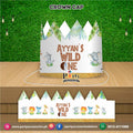 Crown Cap in Wild One theme customized for the birthday BOY