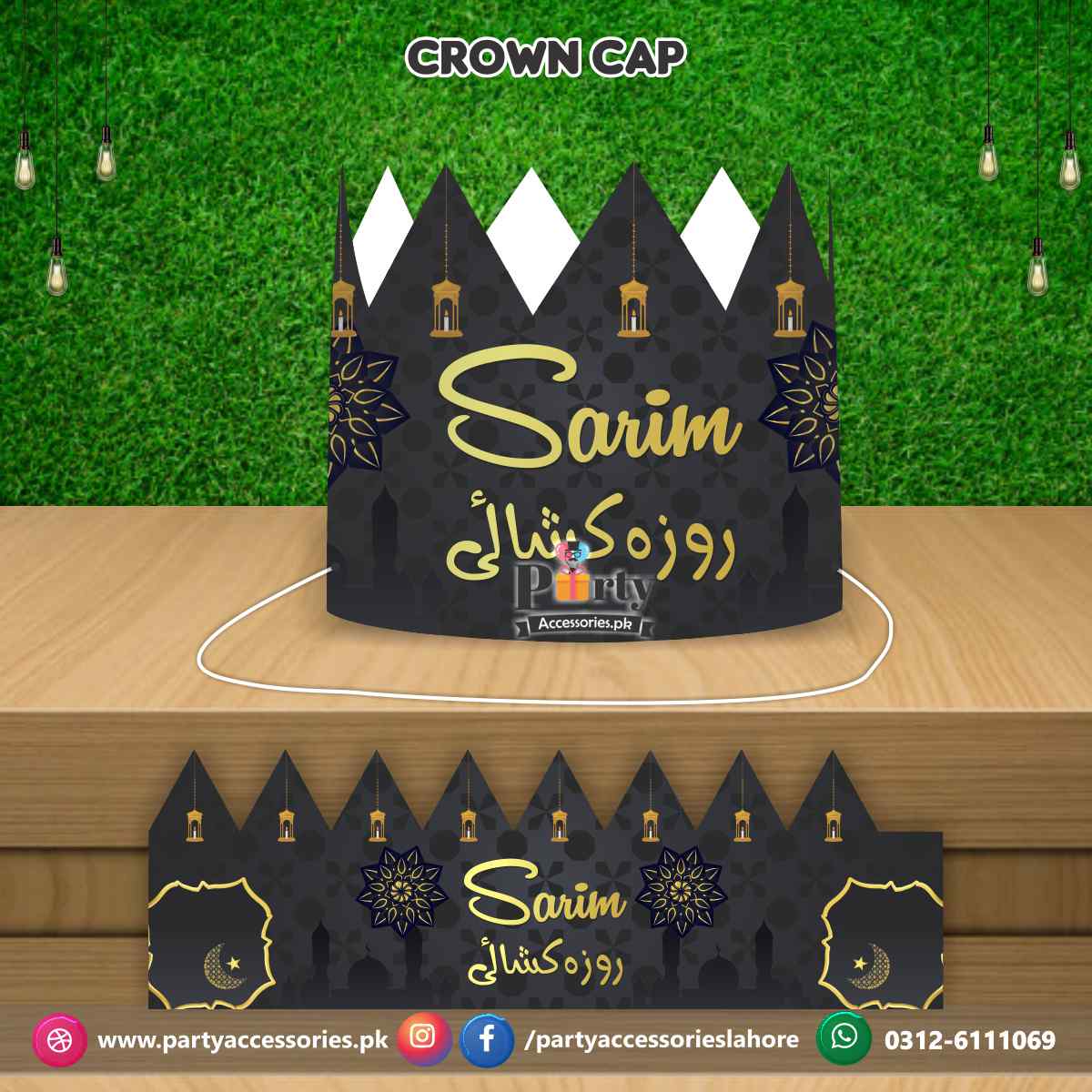First Roza Kushai theme Crown Cap