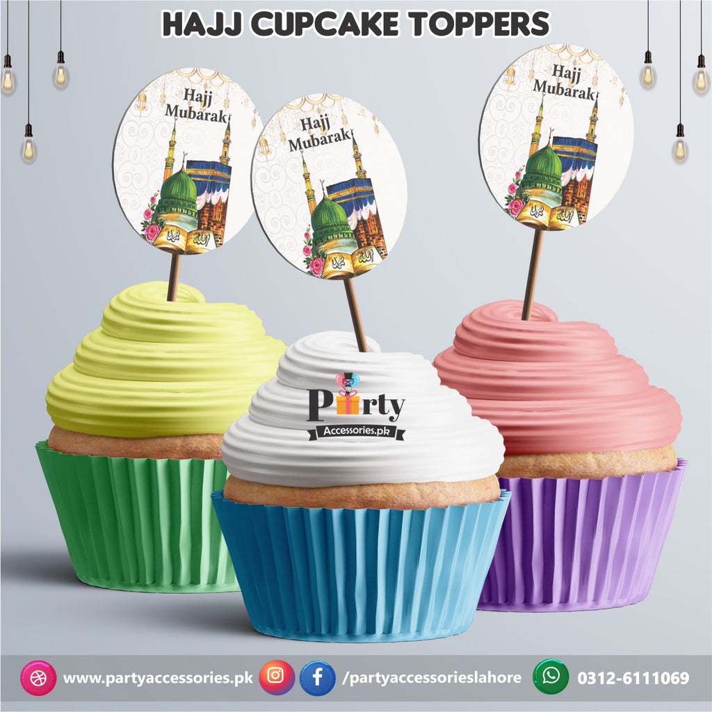 Hajj Mubarak | Khajoor or cupocake Toppers