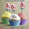 Mother day Cup Cake toppers