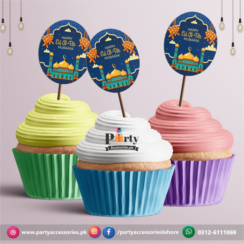 Eid Mubarak Cupcake toppers