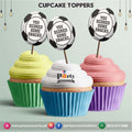 Football theme birthday party | cupcake Toppers 