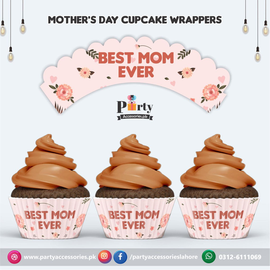 Mother day Cup Cake Wraps | mother day decorations