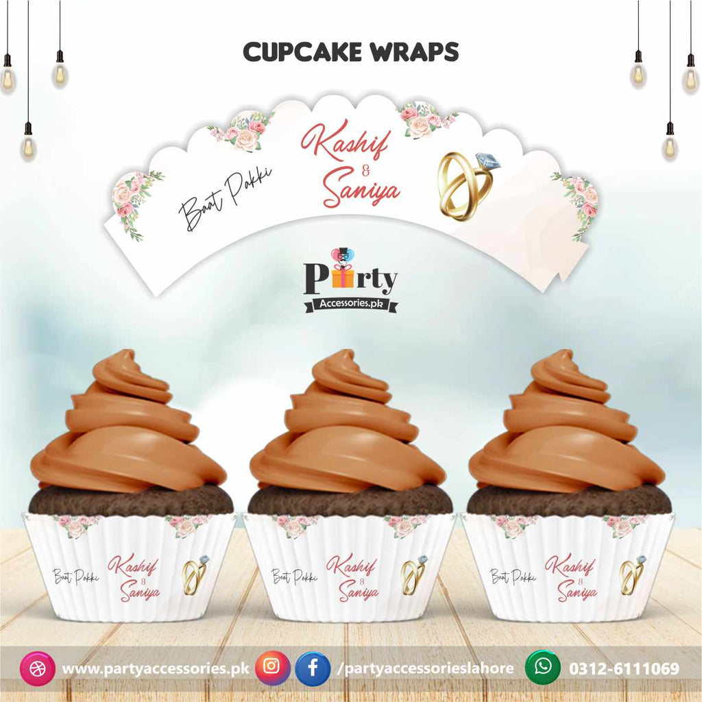 Baat pakki table decoration cupcake wraps