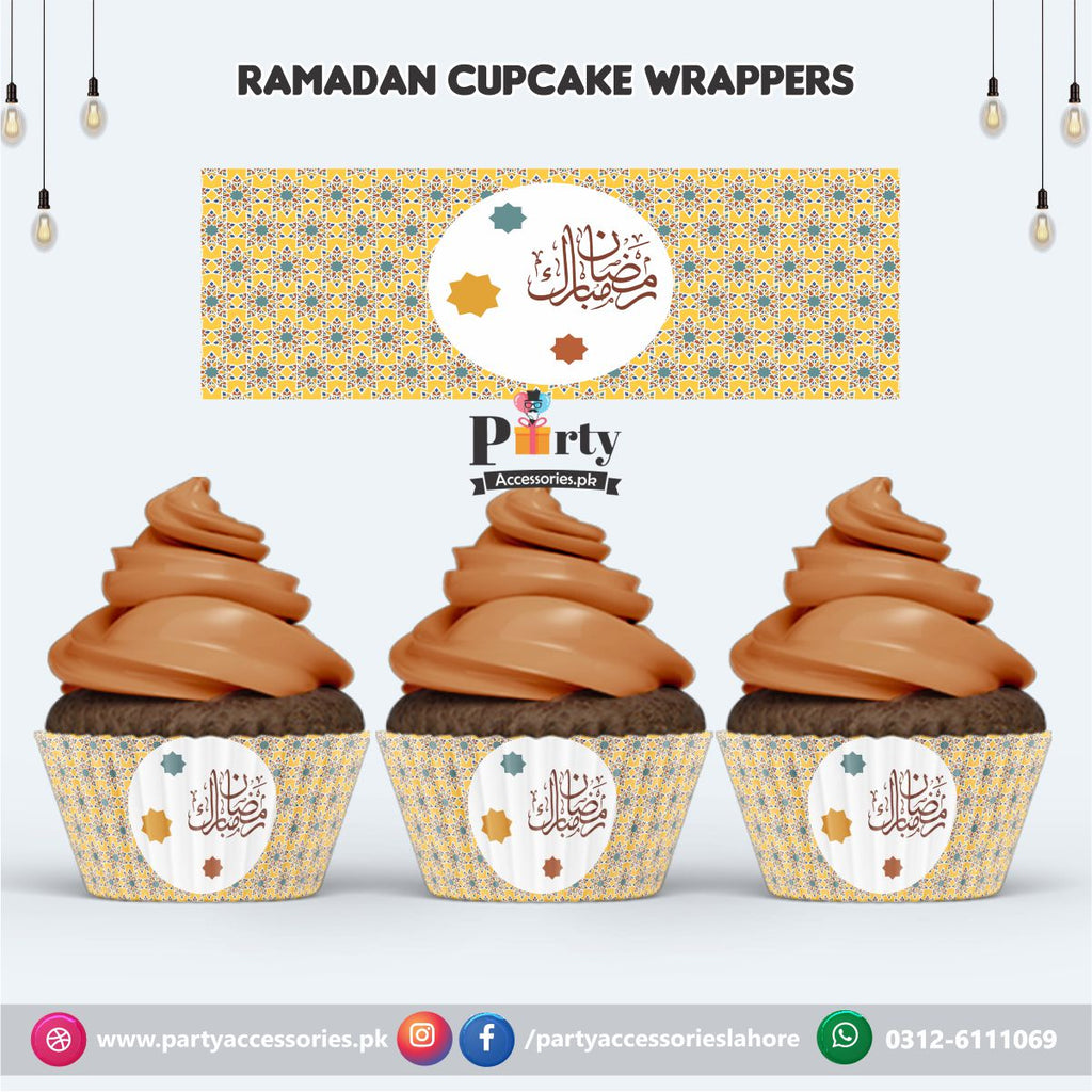 Ramadan Mubarak Cupcake wraps