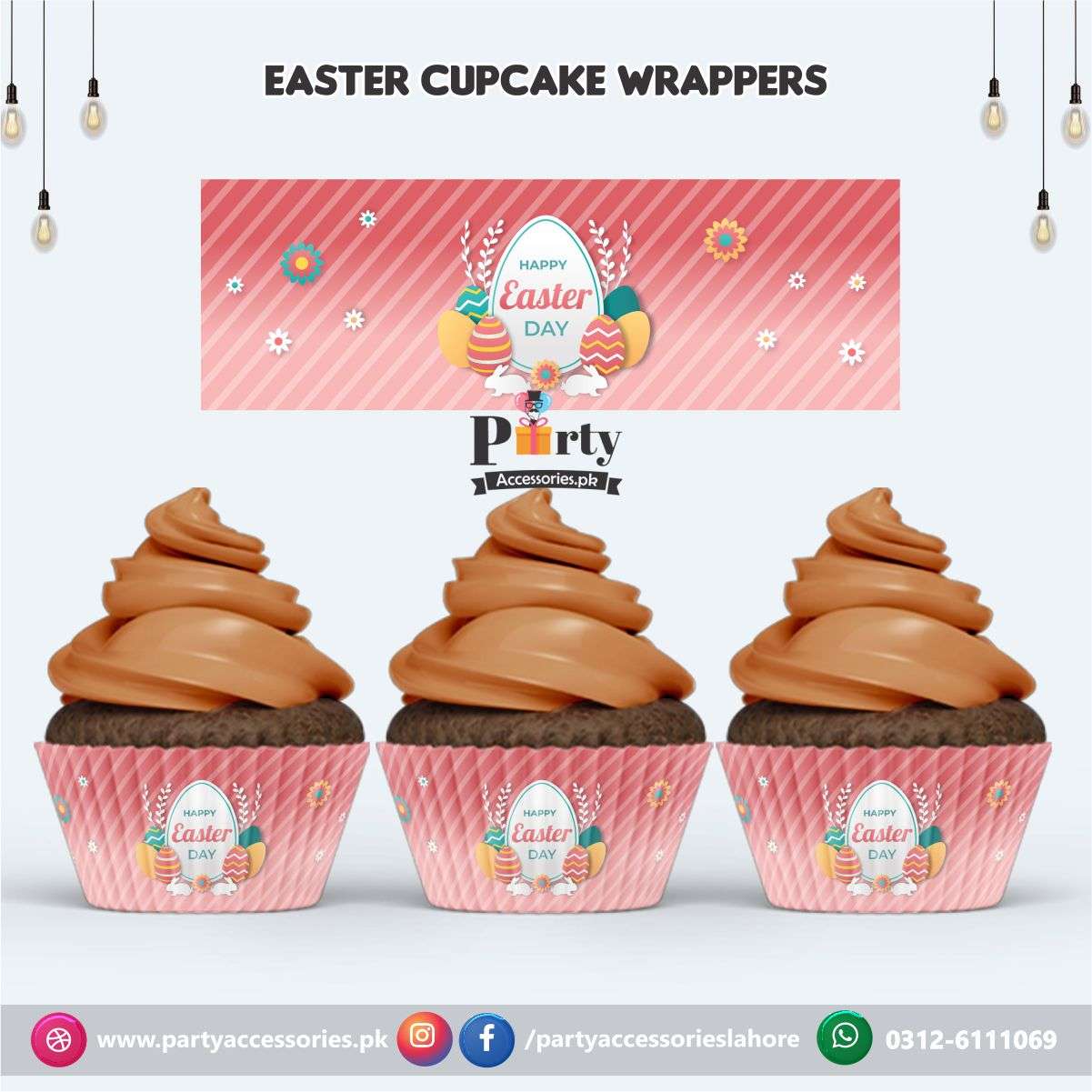 Easter Decorations 2022 | Cupcake wraps