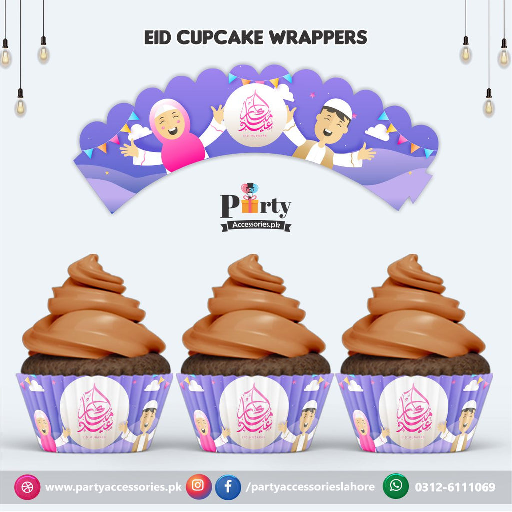 Eid Mubarak Cupcake wraps 