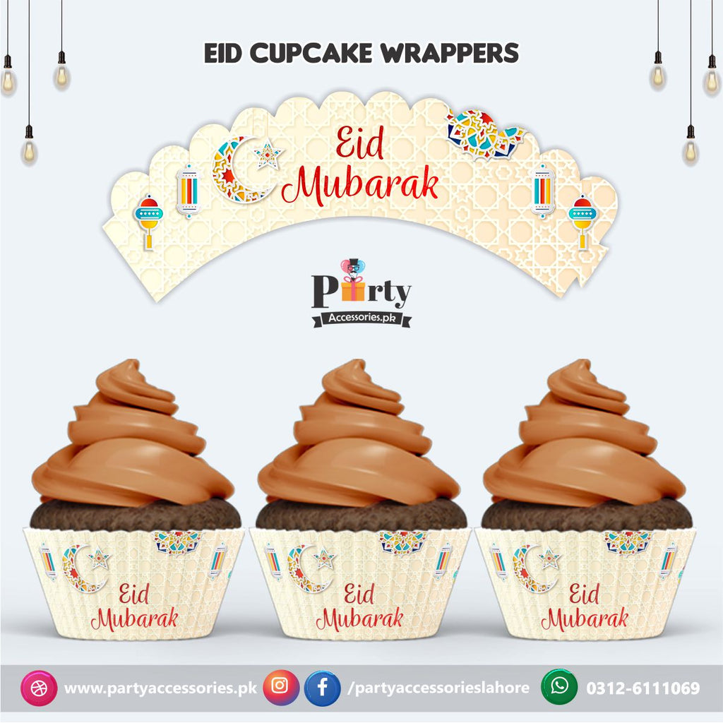 Eid Mubarak Cupcake wraps 