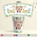 Customized Paper cups in Wild One Theme Birthday Party