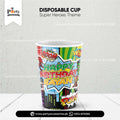 Customized disposable Paper CUPS for Super hero Avengers theme party 