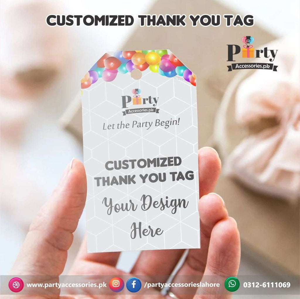 Customized Gift / Thank you tags