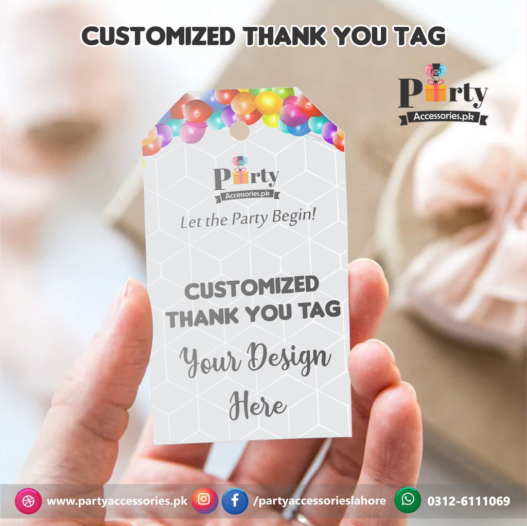 Customized Gift / Thank you tags