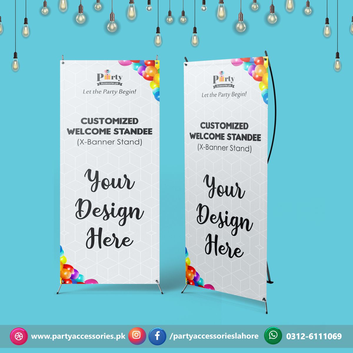 Customized Welcome Standee perfect for your thematic decor ...