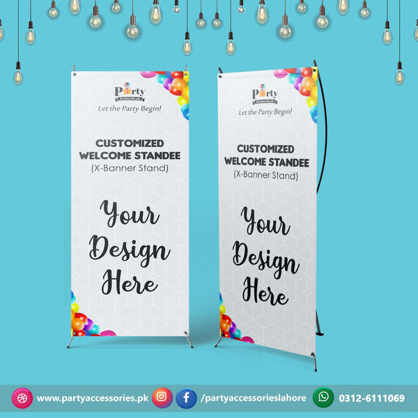 Customized Welcome Standee perfect for your thematic decor