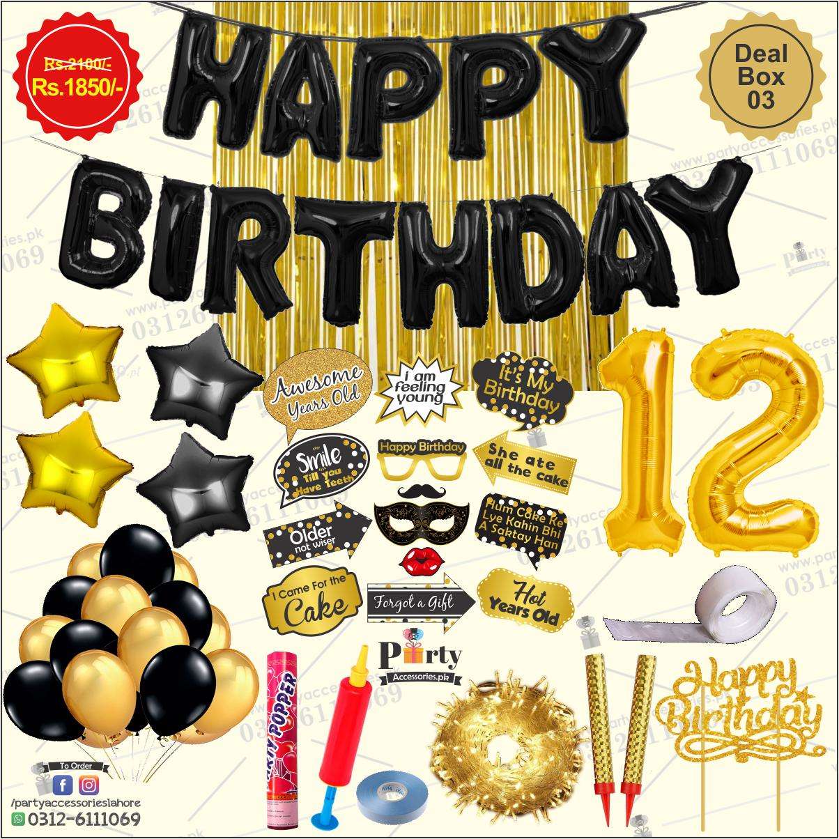 Birthday Package deal 3