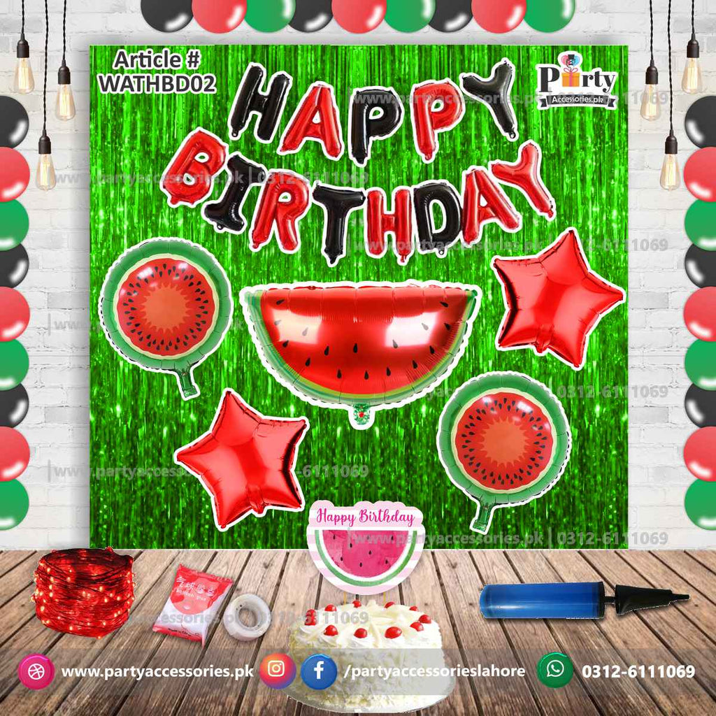 One in a melon theme birthday decoration set | Party Accessories
