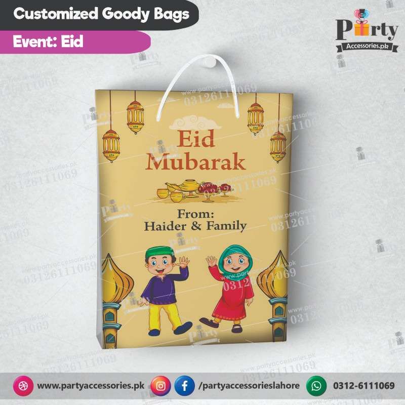 EID Mubarak theme Customized Goody Bags 