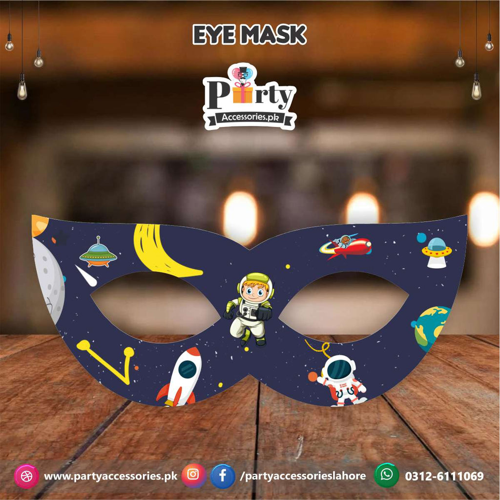 eye mask in outerspace