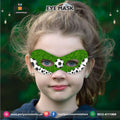 Football theme birthday party face masks