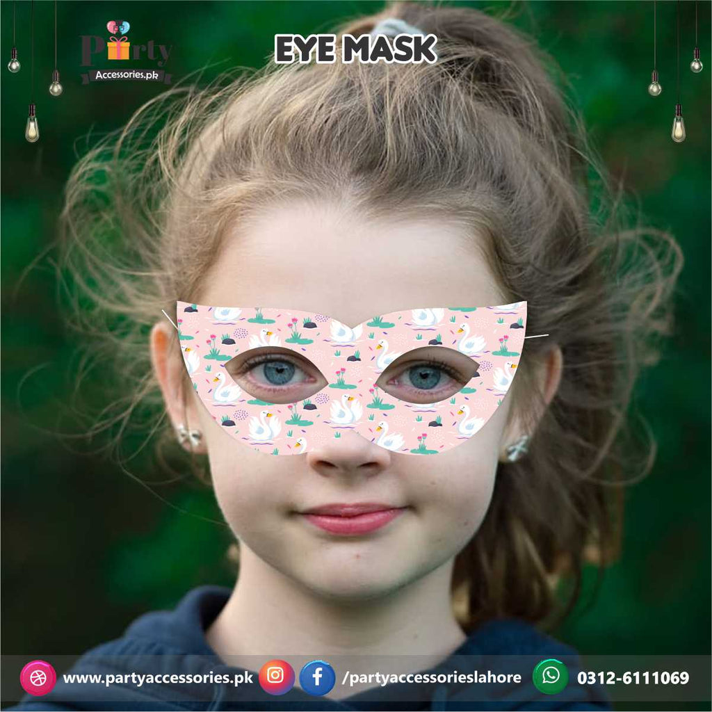 Swan theme party eye masks