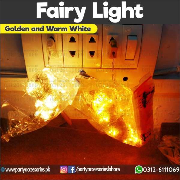Golden string LED Fairy Lights electric Plug in for Decoration