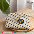 Gift wrapping sheet with a tag and jute ribbon to wrap your umrah gifts