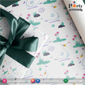 Gift Wrapping Sheet In Swan theme