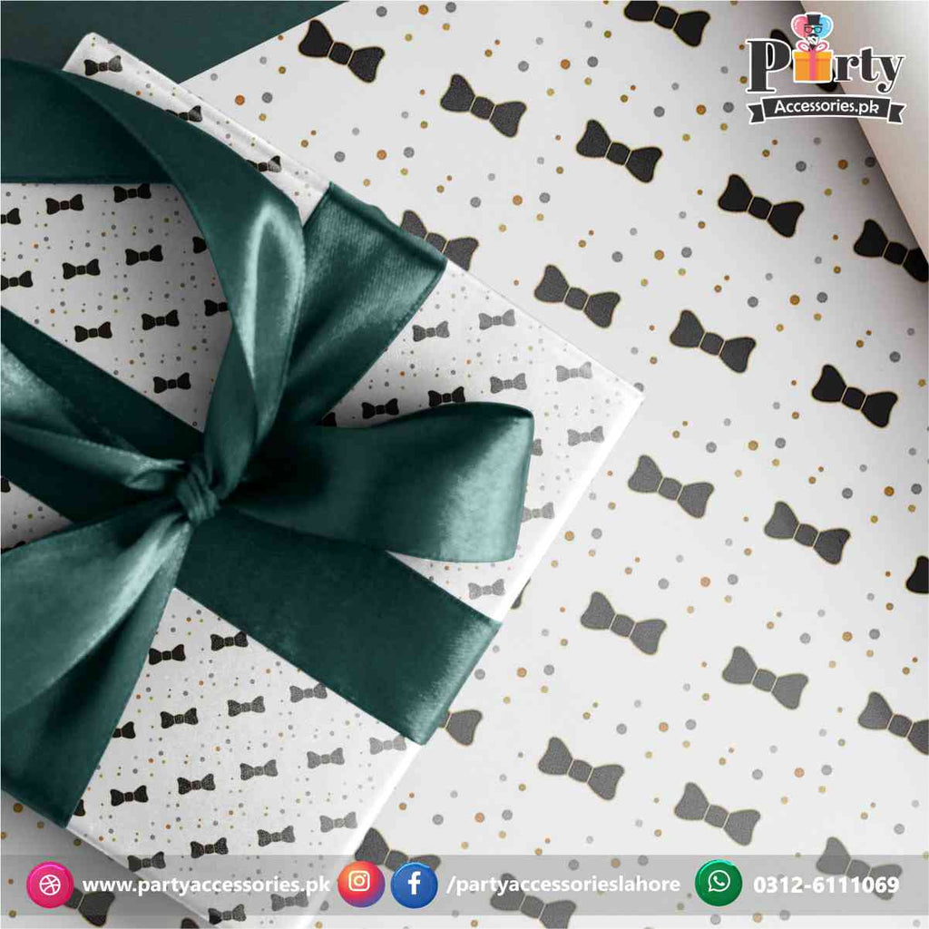 onederful theme gift wrapping sheet