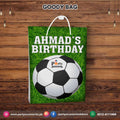 Football birthday theme Customized Goody Bags / favor bags