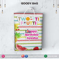 Customized Tutti Fruiti birthday theme Goody Bags / favor bags