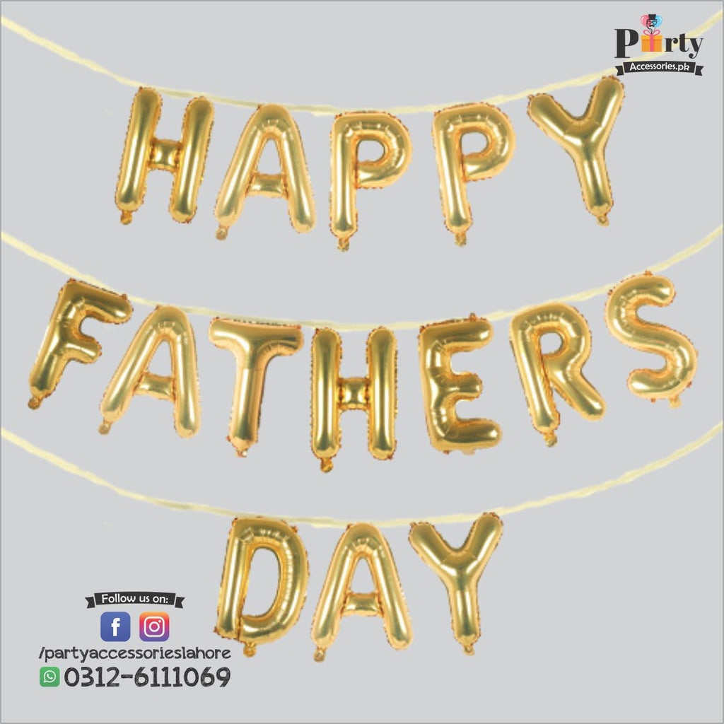 Happy Fathers day Foil balloons | Fathers day decorations