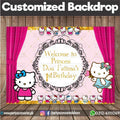 Customized Hello kitty Theme Birthday Party Backdrop