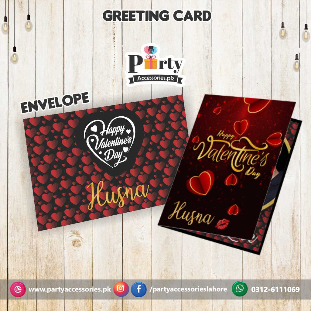 valentine day greeting card