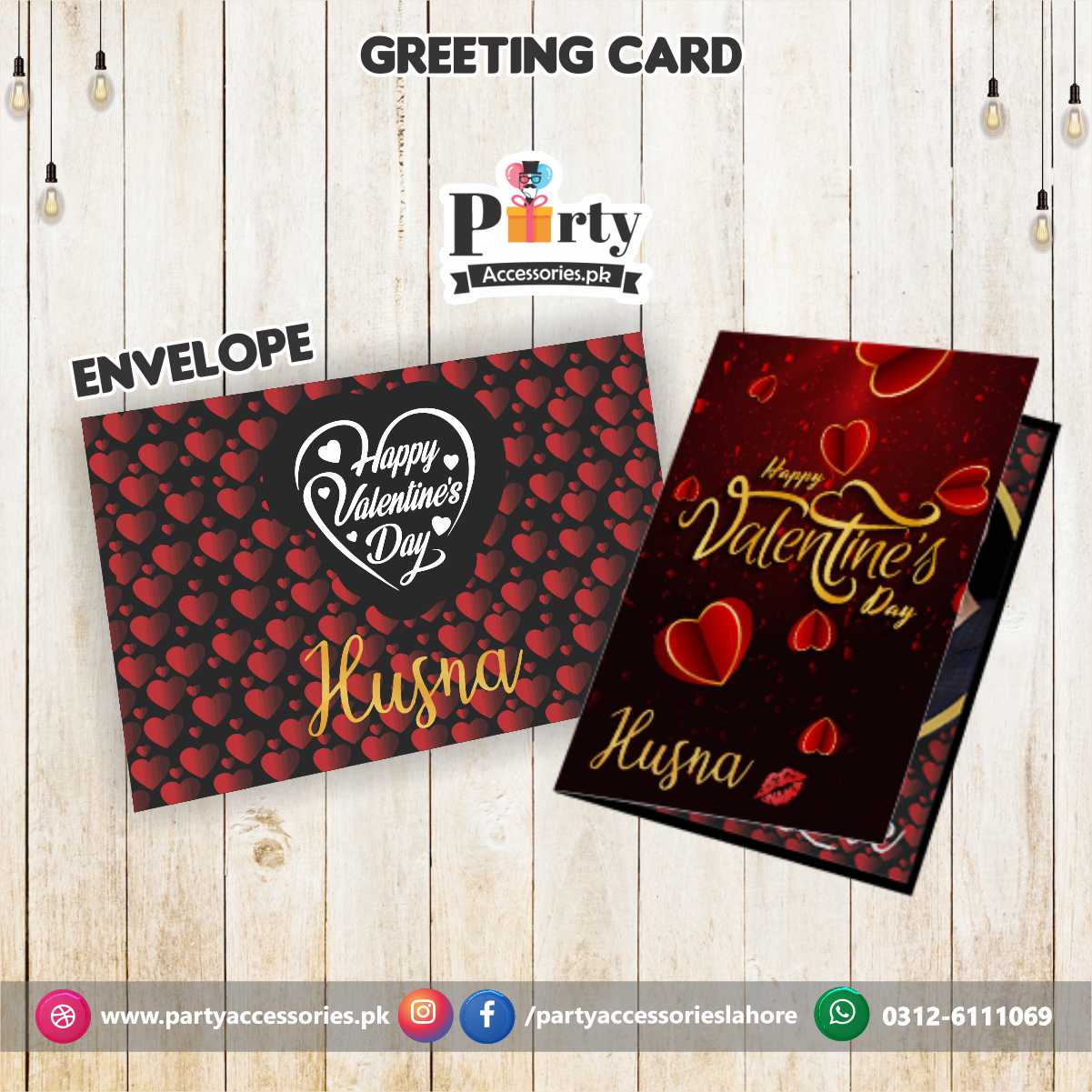 valentine day greeting card
