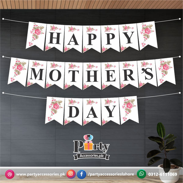 Happy Mother's Day bunting banner for party decoration