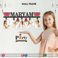 Wall NAME frame in One in a melon theme Birthday Party