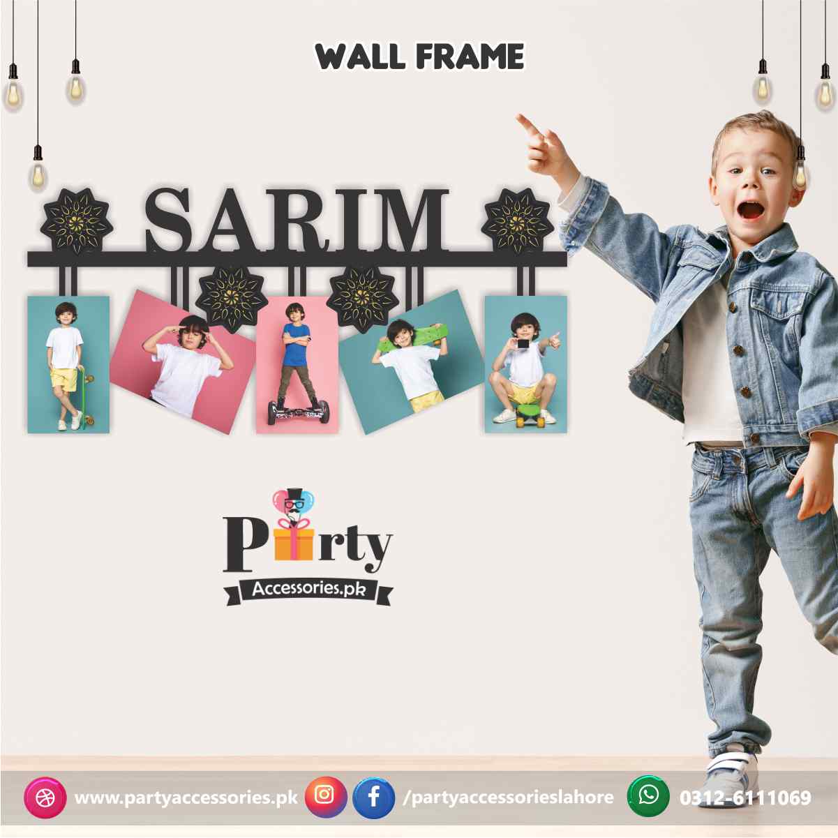 first roza celebrations wall decorations