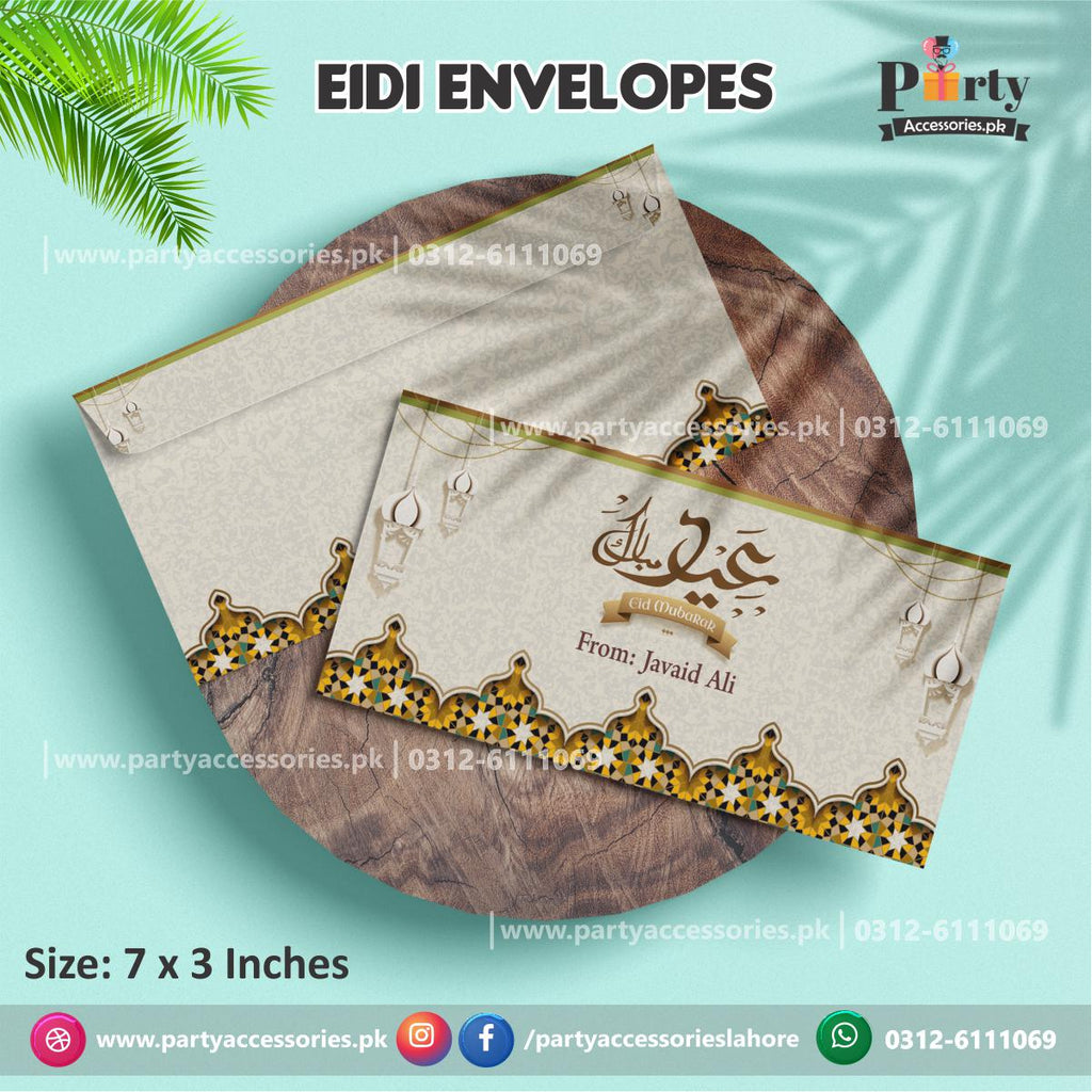 Customized Eidi Envelops traditional style exclusive designs and Quality