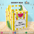 One in a melon theme birthday Party Favor / Goody Boxes