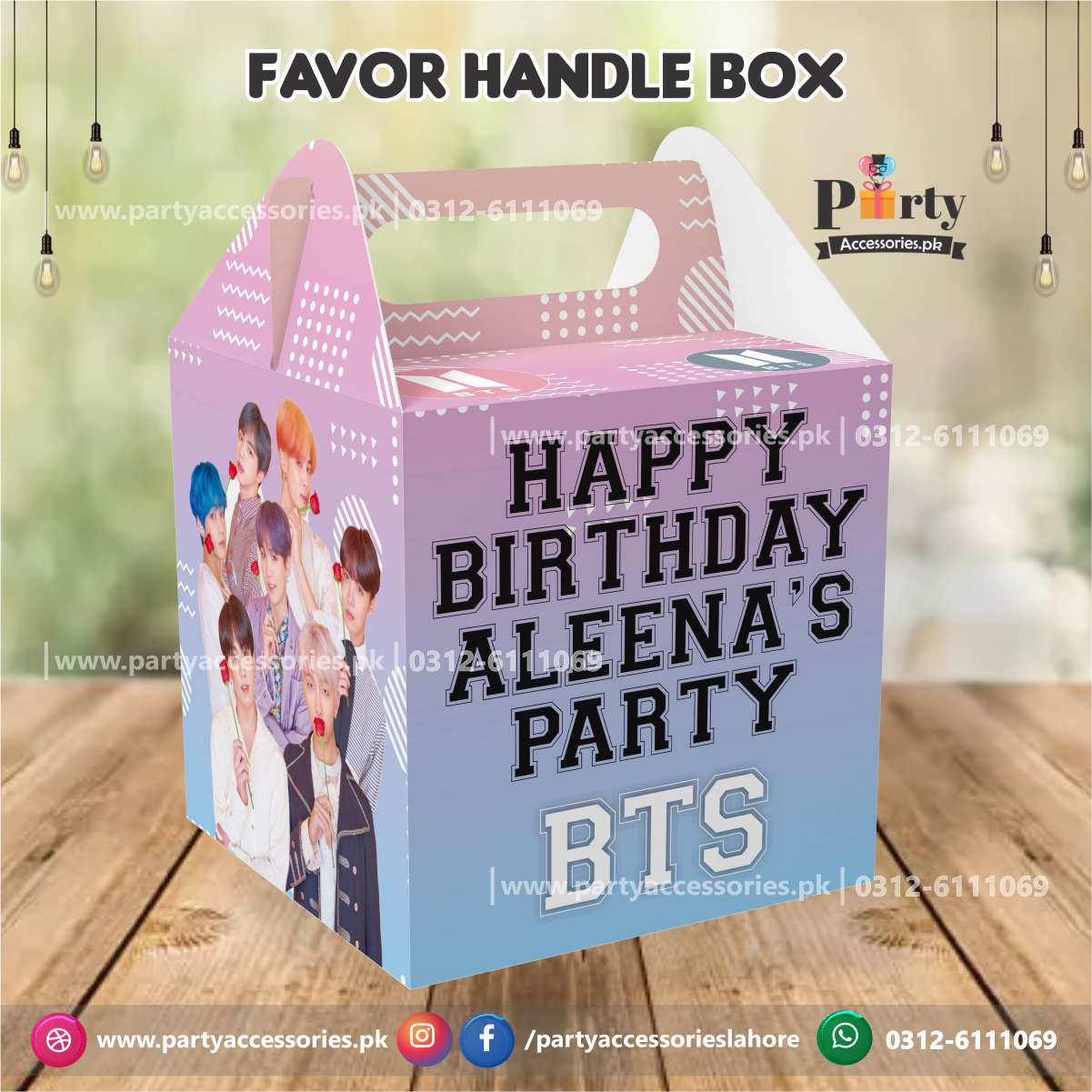 bts theme goodie boxes 