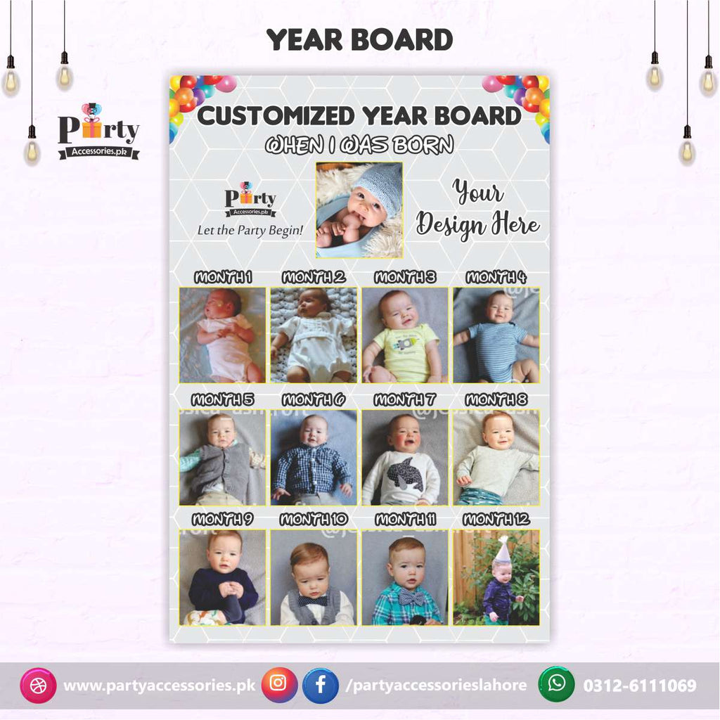 Customized Year board / Picture board collage
