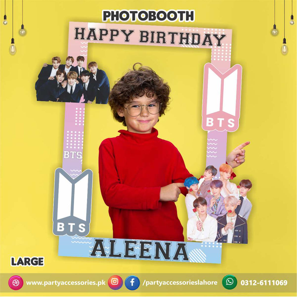 bts theme photo booth